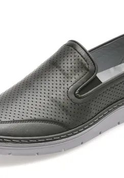 Mocasini BITE THE BULLET negri, NR203E, din piele naturala imagine