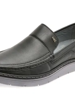 Mocasini BITE THE BULLET negri, NR229E, din piele naturala imagine