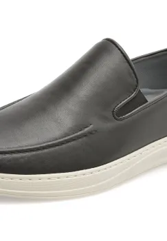 Mocasini BITE THE BULLET negri, OY970, din piele naturala imagine