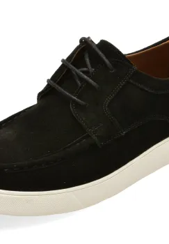 Mocasini BITE THE BULLET negri, RM118, din piele intoarsa imagine