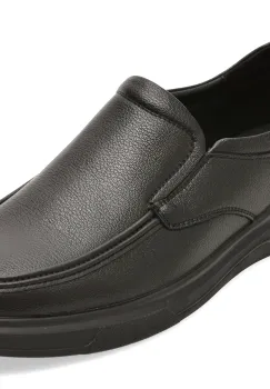 Mocasini BITE THE BULLET negri, T89632, din piele naturala imagine