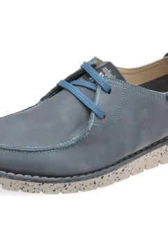 Mocasini CALLAGHAN albastri, 58101, din piele naturala imagine