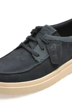 Mocasini CLARKS bleumarin, POLDMOC, din piele intoarsa imagine