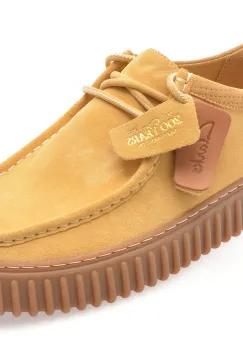 Mocasini CLARKS galbeni, TORHLO, din piele intoarsa imagine