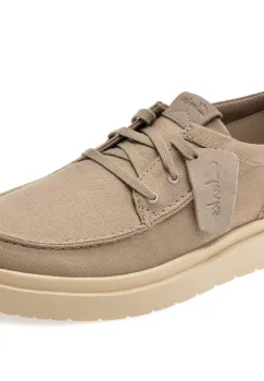 Mocasini CLARKS gri, POLDMOC, din material textil imagine