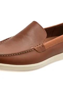 Mocasini CLARKS maro, BRATLOA, din piele naturala imagine