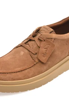 Mocasini CLARKS maro, POLDMOC, din piele intoarsa imagine