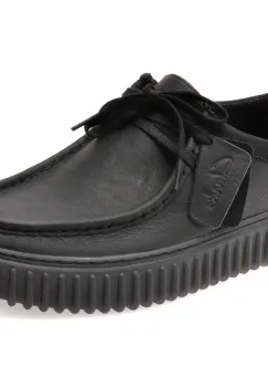 Mocasini CLARKS negri, TORHLO, din piele naturala imagine