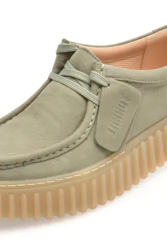 Mocasini CLARKS verzi, TORHBEE, din nabuc imagine