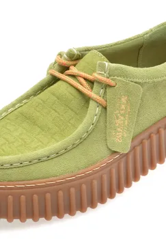 Mocasini CLARKS verzi, TORHBEE, din piele intoarsa imagine