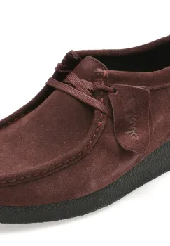 Mocasini CLARKS visinii, WALLABEE EVO SH, din piele intoarsa imagine