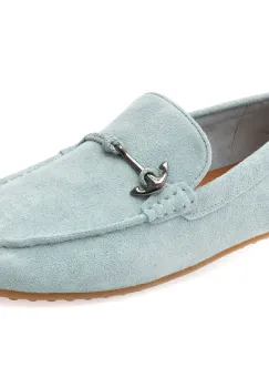 Mocasini eleganti ALDO albastri, 13963533, din piele intoarsa imagine