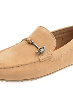 Mocasini eleganti ALDO bej, WILBART 271, din piele intoarsa imagine