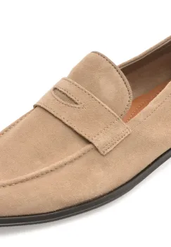 Mocasini eleganti ALDO gri, 13749091, din piele intoarsa imagine