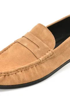 Mocasini eleganti ALDO maro, 13963689, din piele intoarsa imagine