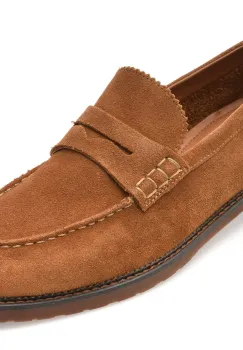 Mocasini eleganti ALDO maro, MELVILLE-IN 220, din piele intoarsa imagine