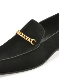 Mocasini eleganti ALDO negri, 13963736, din piele intoarsa imagine