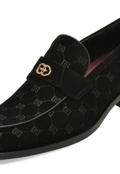 Mocasini eleganti ALDO negri, BECK 004, din piele intoarsa imagine