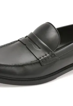 Mocasini eleganti ALDO negri, KIERAN 008, din piele naturala imagine