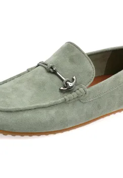 Mocasini eleganti ALDO verzi, WILBART 311, din piele intoarsa imagine
