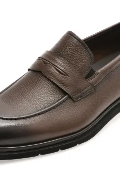 Mocasini eleganti EPICA maro, A320, din piele naturala imagine