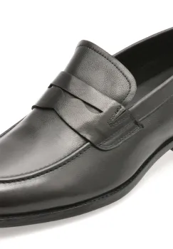 Mocasini eleganti EPICA negri, K57, din piele naturala imagine
