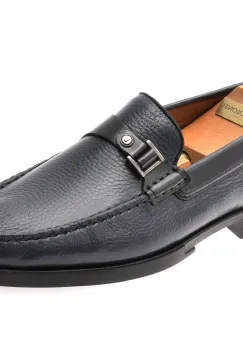 Mocasini eleganti LE COLONEL bleumarin, 482134, din piele naturala imagine