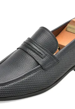 Mocasini eleganti LE COLONEL bleumarin, 62260, din piele naturala imagine