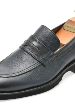 Mocasini eleganti LE COLONEL bleumarin, 63852, din piele naturala imagine