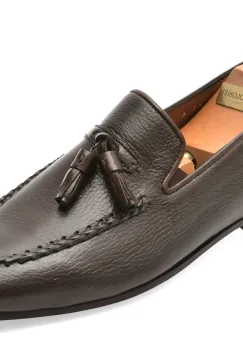 Mocasini eleganti LE COLONEL maro, 72804, din piele naturala imagine