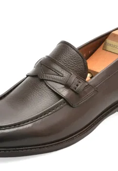 Mocasini eleganti LE COLONEL maro, 73202, din piele naturala imagine