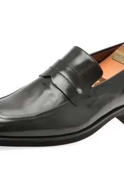 Mocasini eleganti LE COLONEL negri, 48797, din piele naturala imagine
