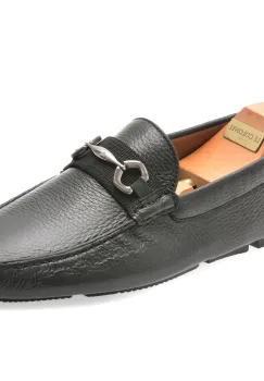 Mocasini eleganti LE COLONEL negri, 60863, din piele naturala imagine