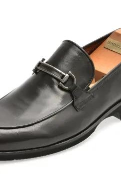 Mocasini eleganti LE COLONEL negri, 62214, din piele naturala imagine