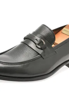 Mocasini eleganti LE COLONEL negri, 63933, din piele naturala imagine