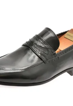Mocasini eleganti LE COLONEL negri, 65926, din piele naturala imagine