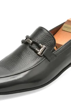Mocasini eleganti LE COLONEL negri, 70335, din piele naturala imagine