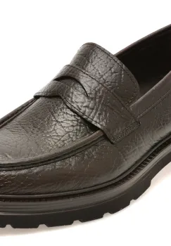 Mocasini eleganti OTTER maro, 25M36, din piele naturala imagine
