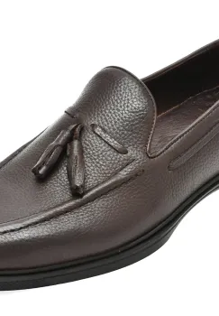 Mocasini eleganti OTTER maro, FH405, din piele naturala imagine