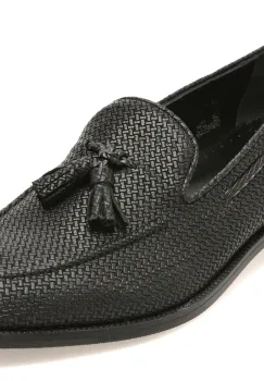 Mocasini eleganti RELAX negri, 2820, din piele naturala imagine