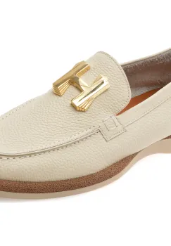 Mocasini EPICA bej, 31491, din piele naturala imagine
