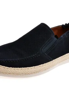 Mocasini EPICA bleumarin, 1000, din piele intoarsa imagine