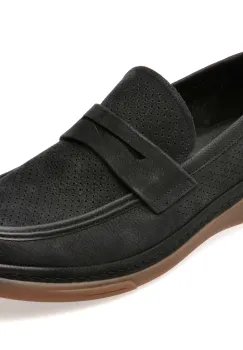 Mocasini EPICA bleumarin, N03073, din piele intoarsa imagine