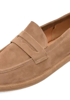 Mocasini EPICA gri, QS919, din piele intoarsa imagine