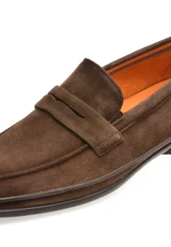 Mocasini EPICA kaki, B483, din piele intoarsa imagine