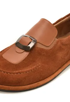 Mocasini EPICA maro, 1614110, din piele intoarsa imagine
