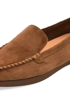 Mocasini EPICA maro, 2595, din piele intoarsa imagine