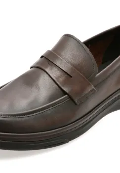 Mocasini EPICA maro, 3081, din piele naturala imagine