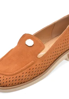 Mocasini EPICA maro, 472413, din piele intoarsa imagine