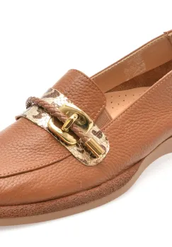 Mocasini EPICA maro, 523474, din piele naturala imagine